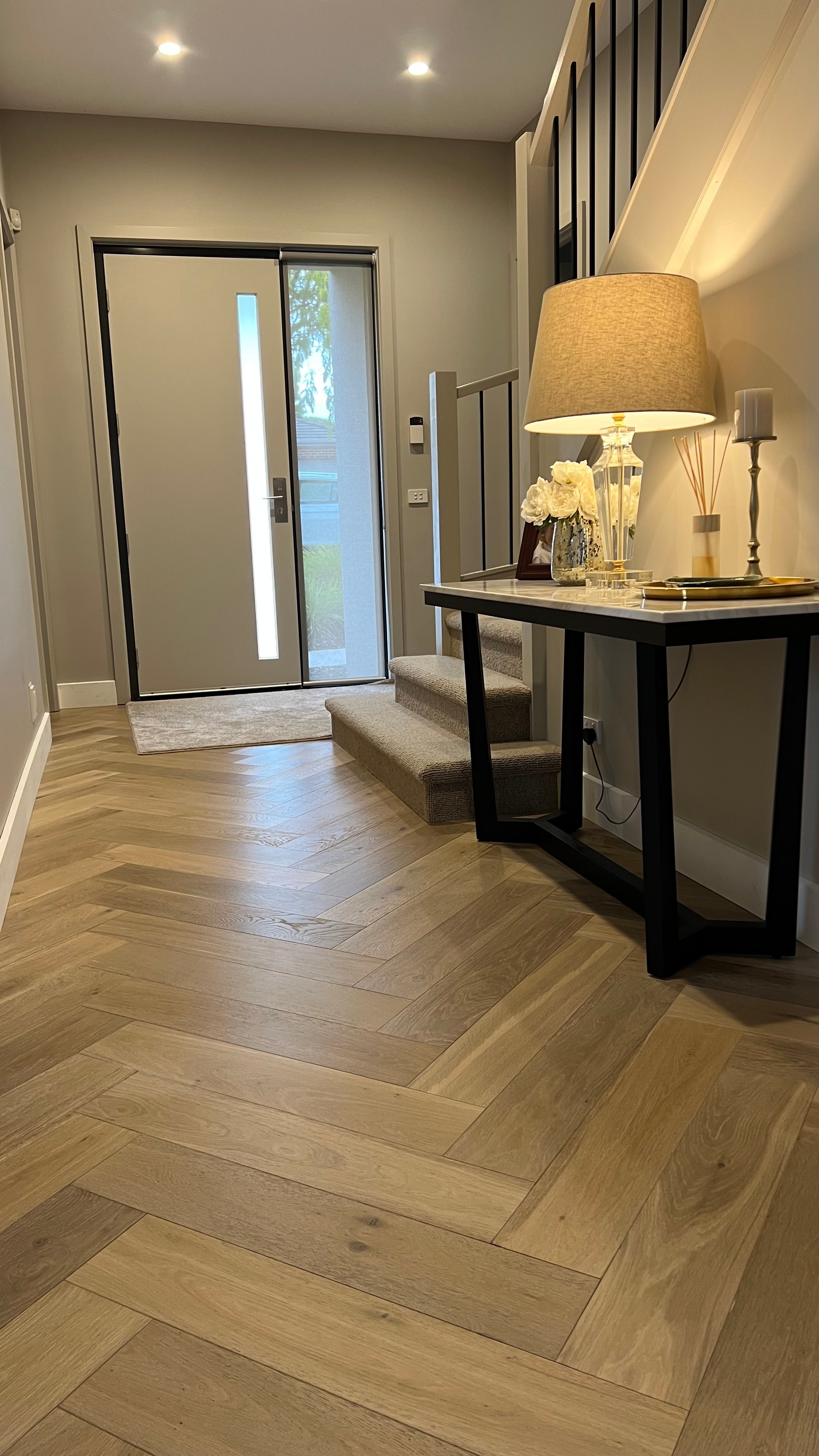 Doncaster - Elmview Carpet & Champagne Gold Herringbone