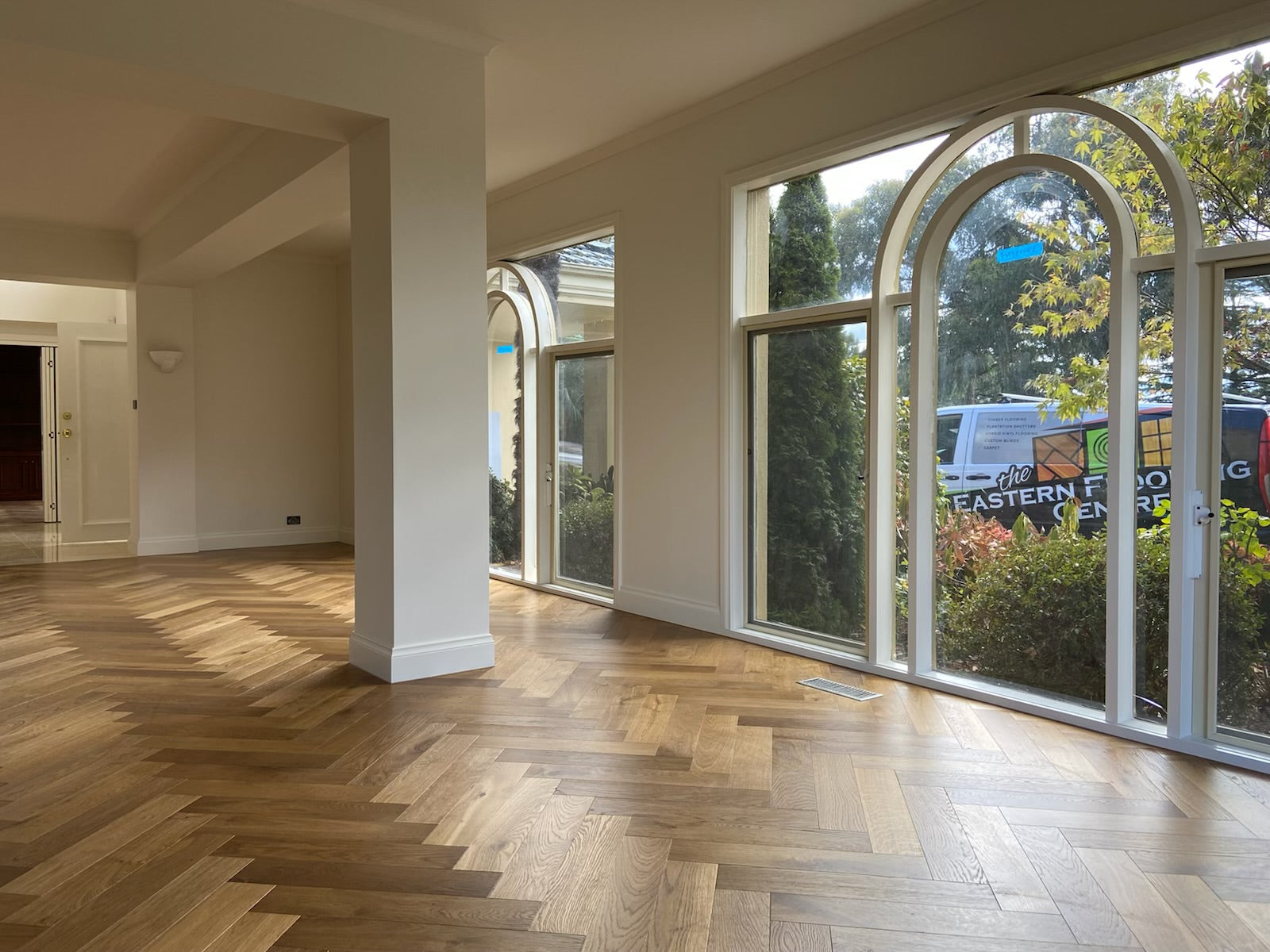 Manningham - Cognac Oak Herringbone