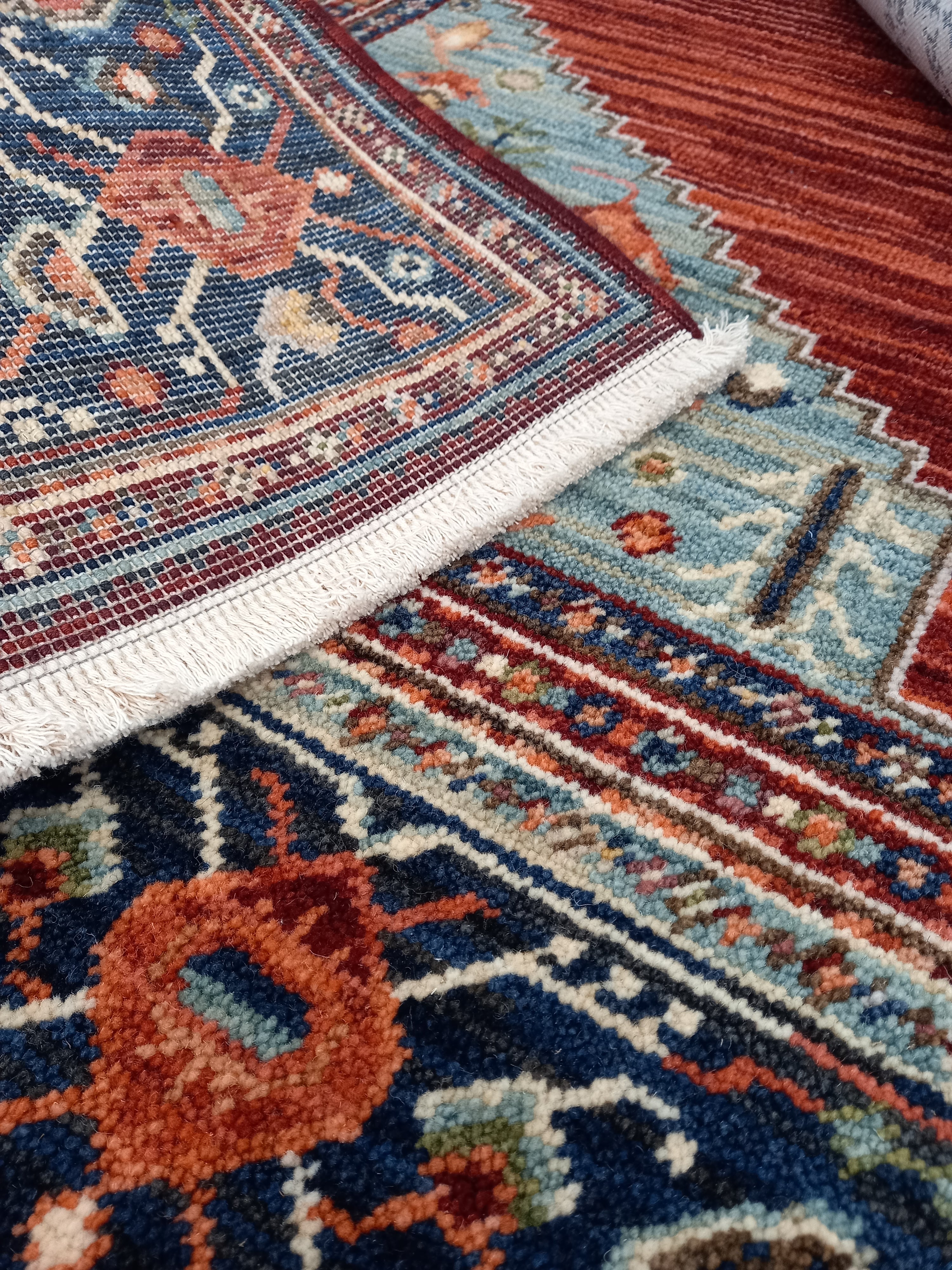 Kashan Traditional Wool Rug - Red NS7-0