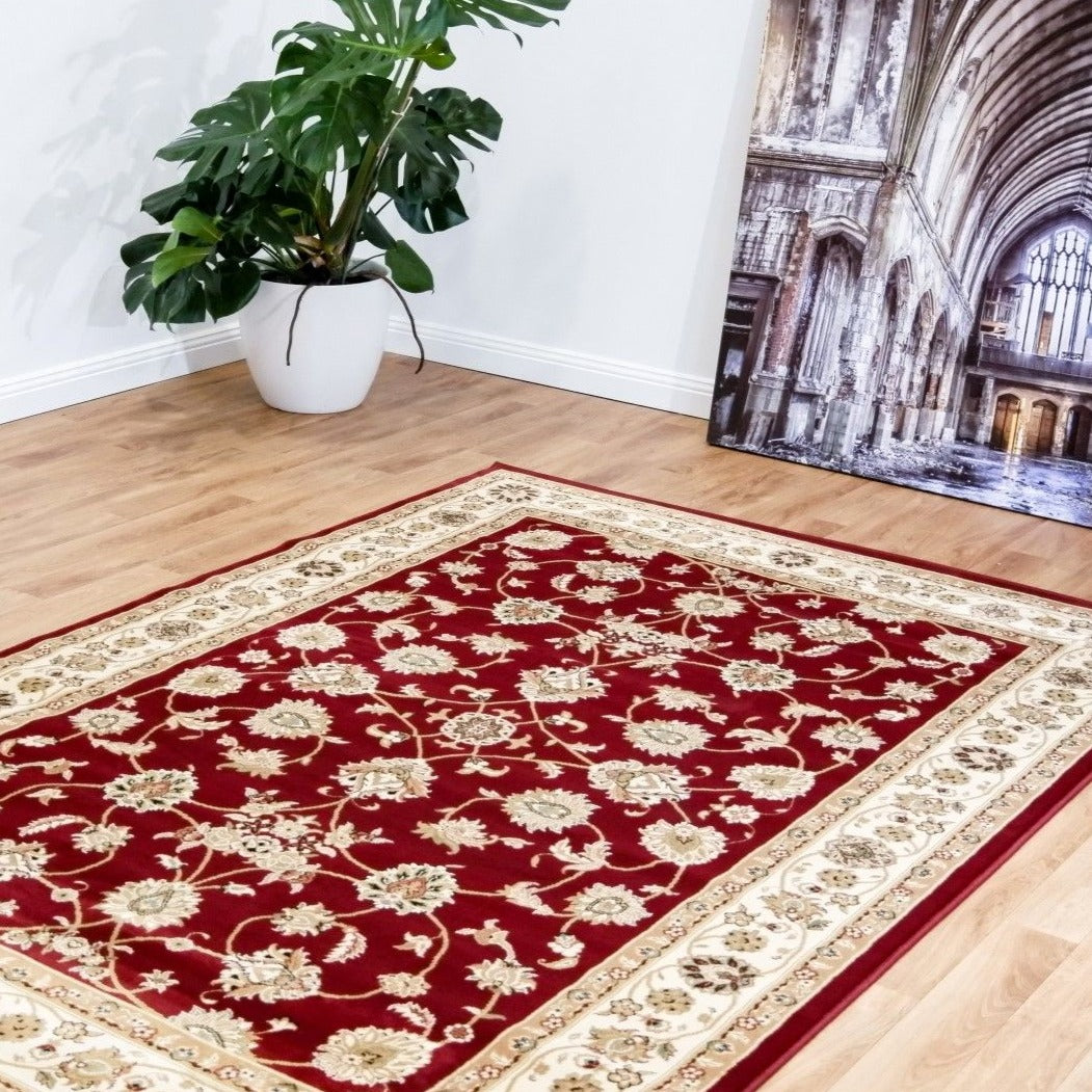 Agrabah Traditional Rug - Burgundy 173