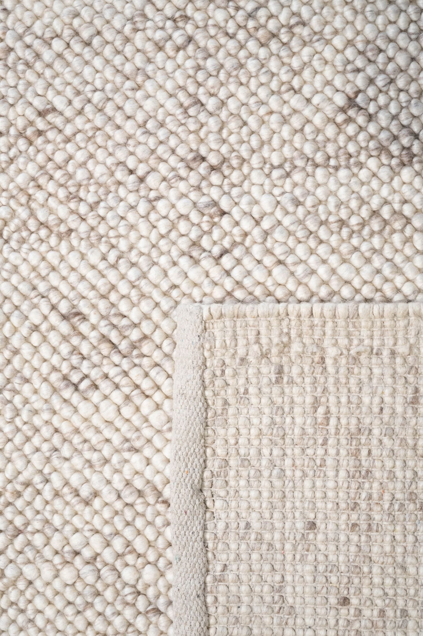 Lunar Wool Rug - Almond