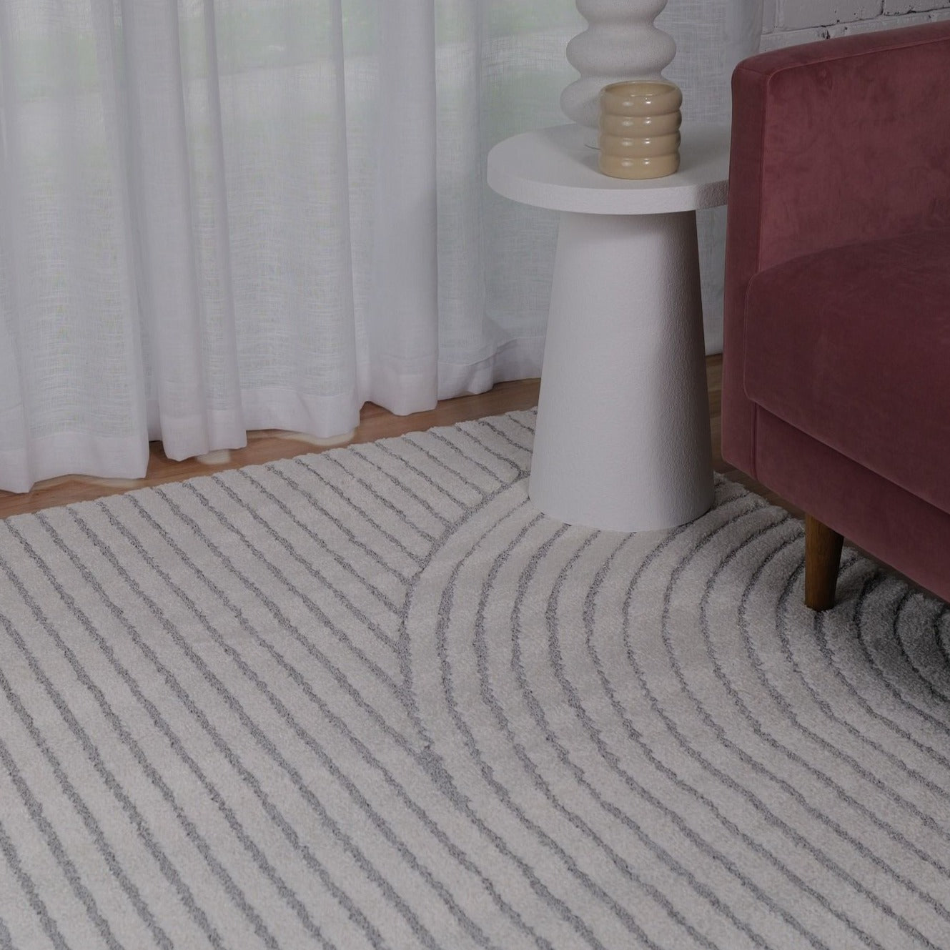 Marli Rug - Ivory/Light Grey 12416