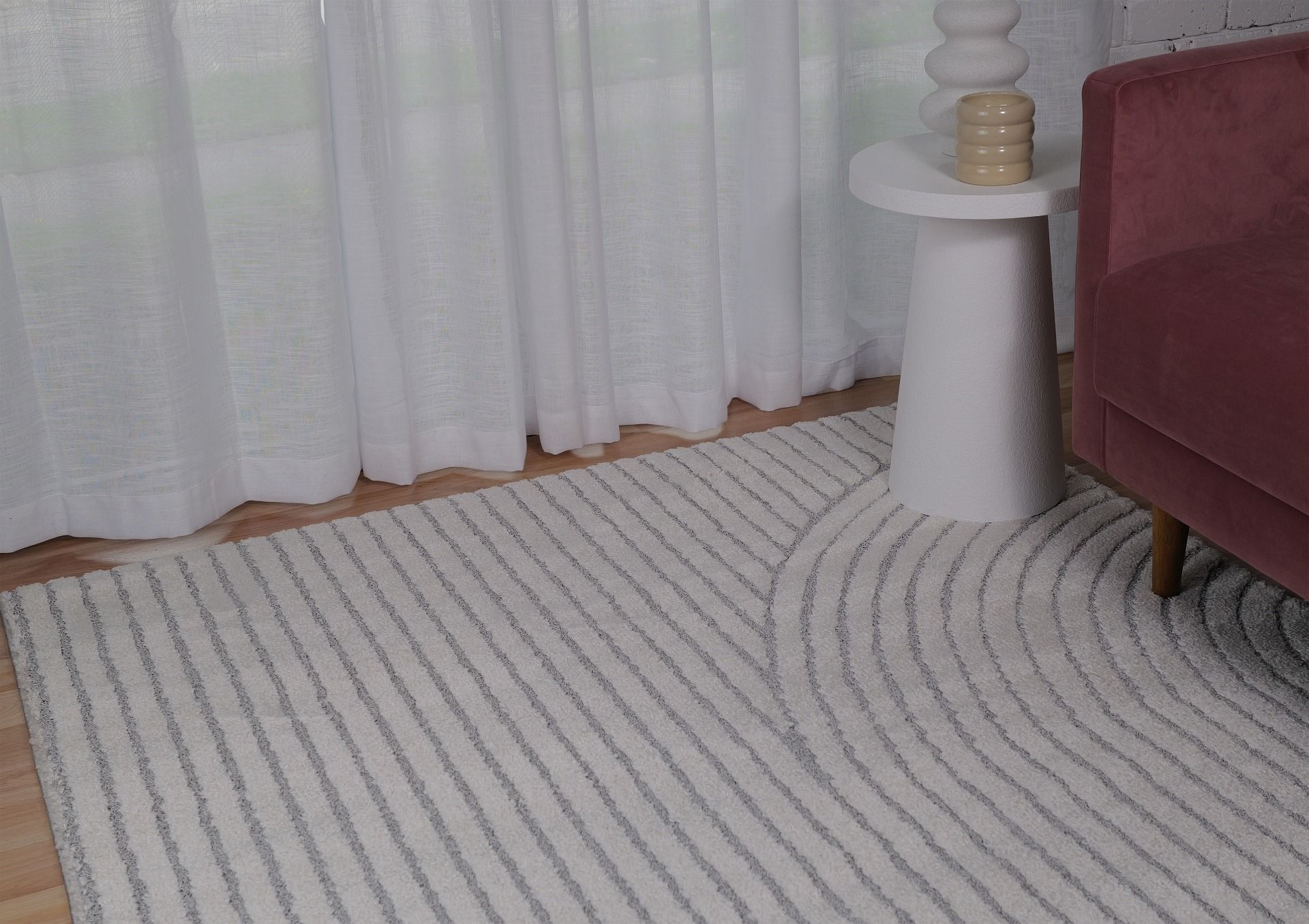 Marli Rug - Ivory/Light Grey 12416