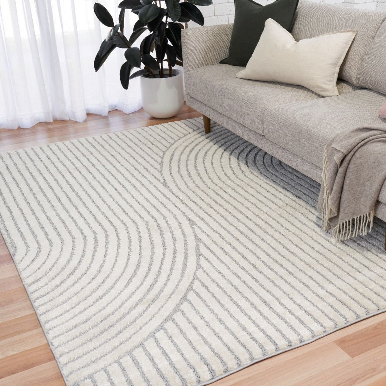 Marli Rug - Ivory/Light Grey 12416