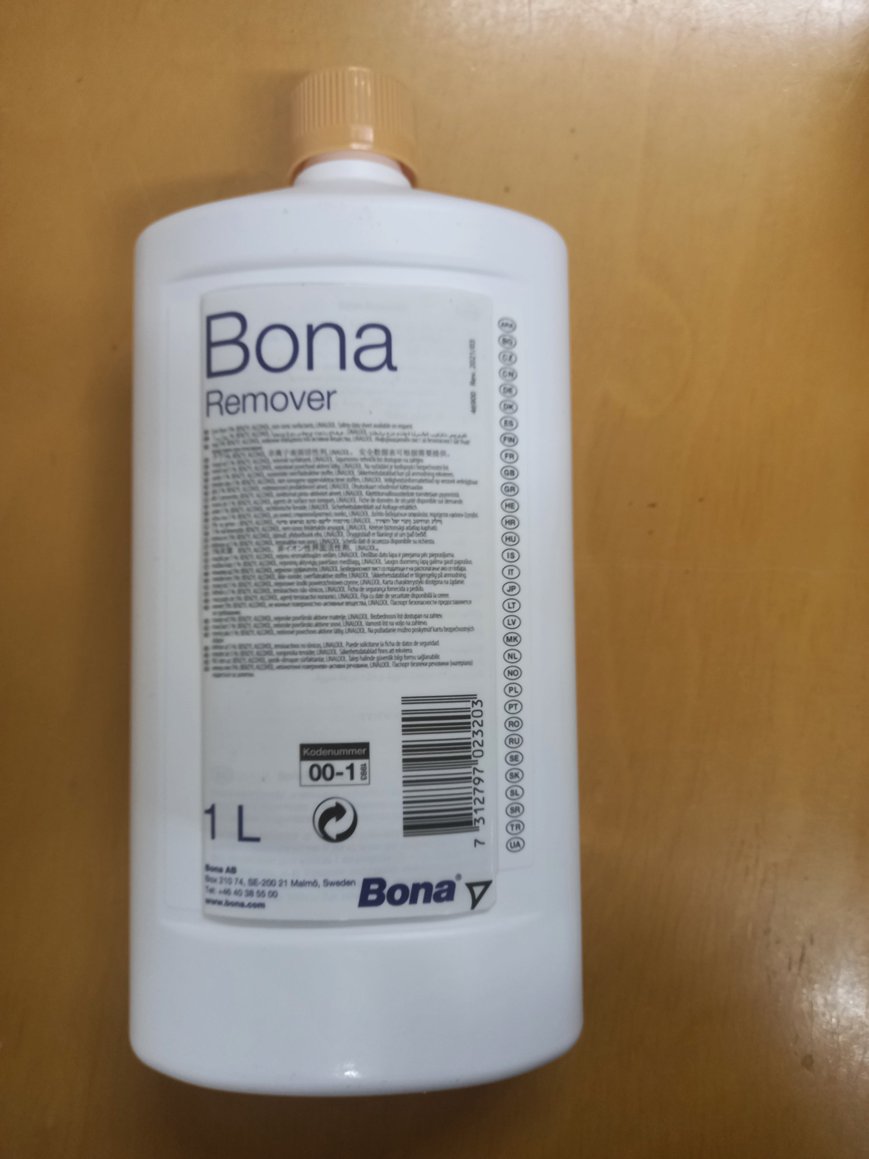Bona Remover 1L - Stubborn Marks & Polish Remover