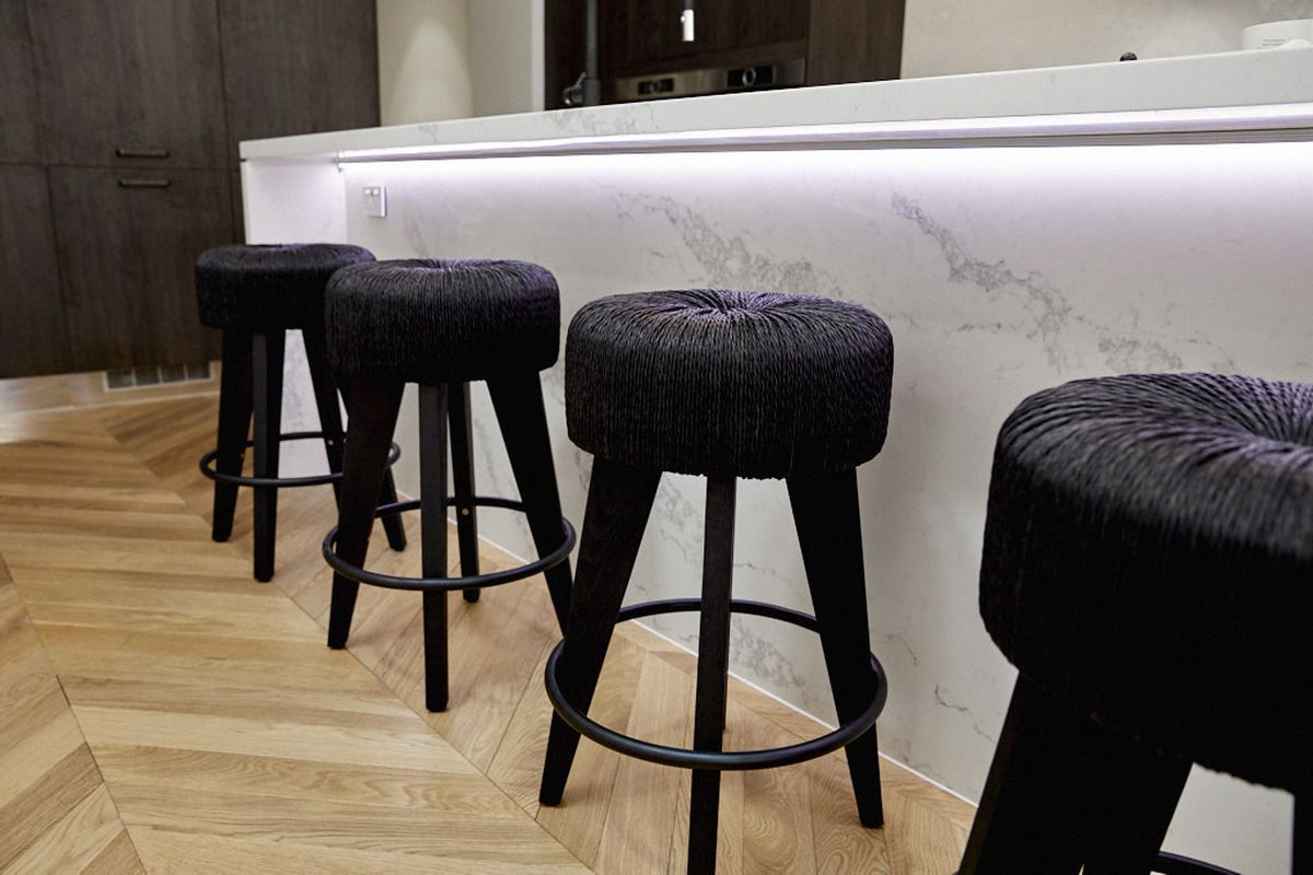 Champagne 21mm Chevron Flooring