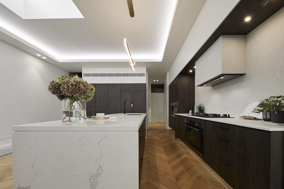 Champagne 21mm Chevron Flooring