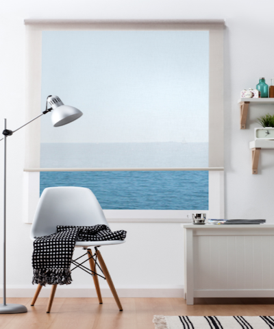 Husk Sheer Fabric Roller Blinds