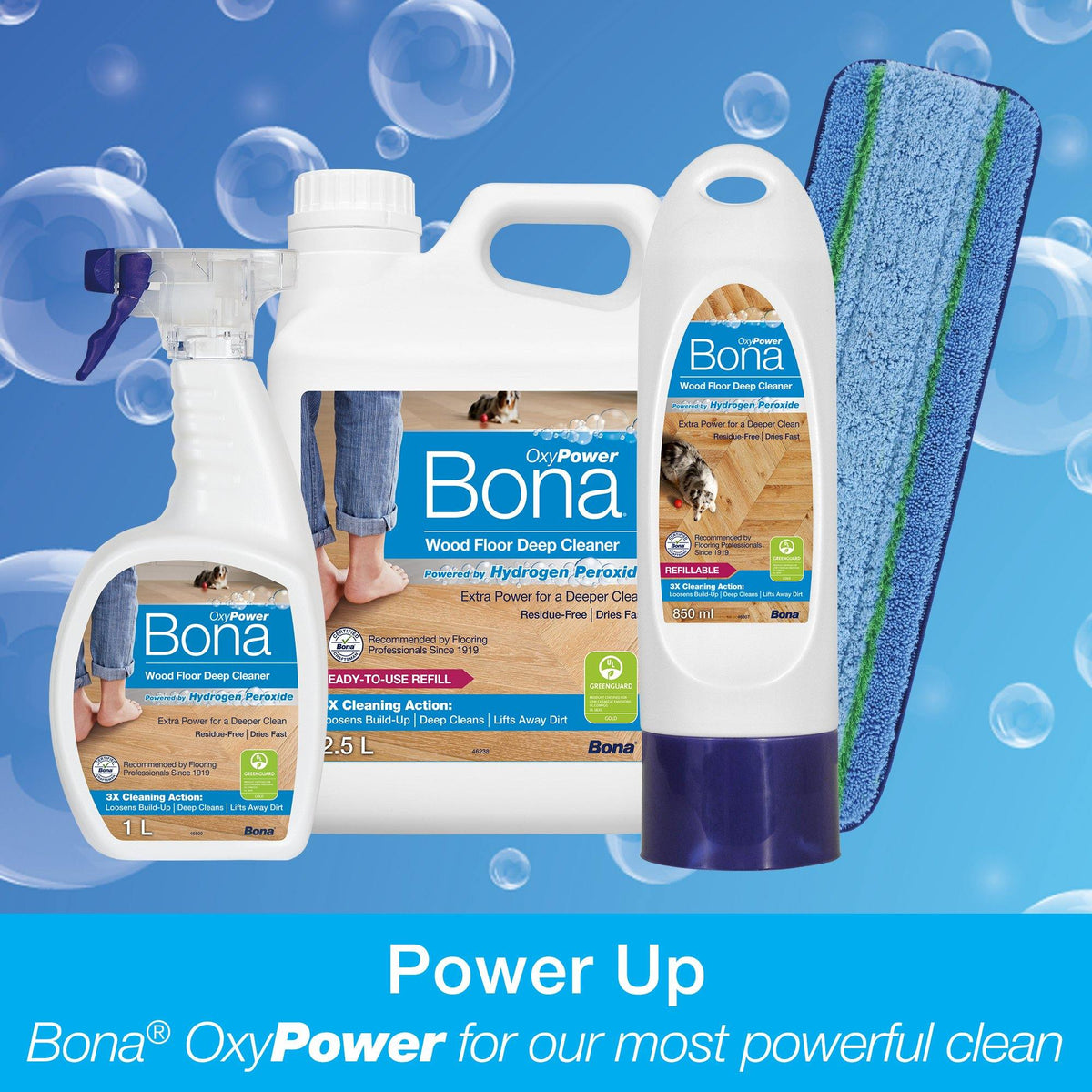 Bona Hardwood Floor Cleaner 2.5L For Timber Cleaning and