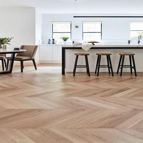 Champagne Chevron - Eastern Flooring Centre