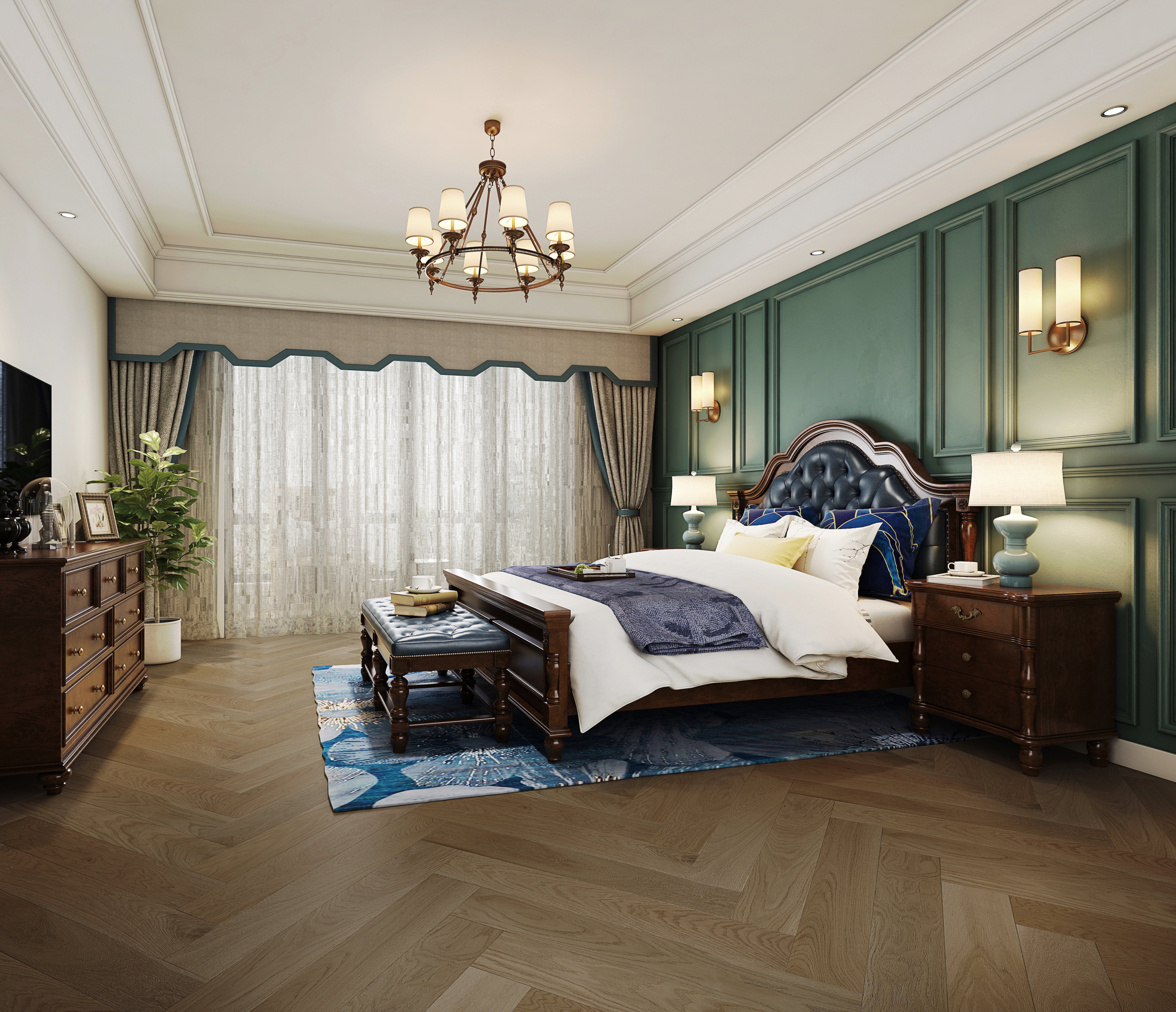 Lithgow Oak 15mm Herringbone Flooring