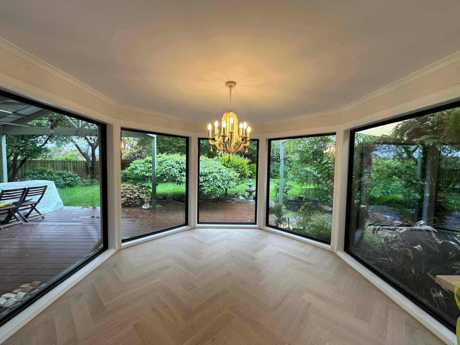Limed Ash Herringbone Timber Flooring