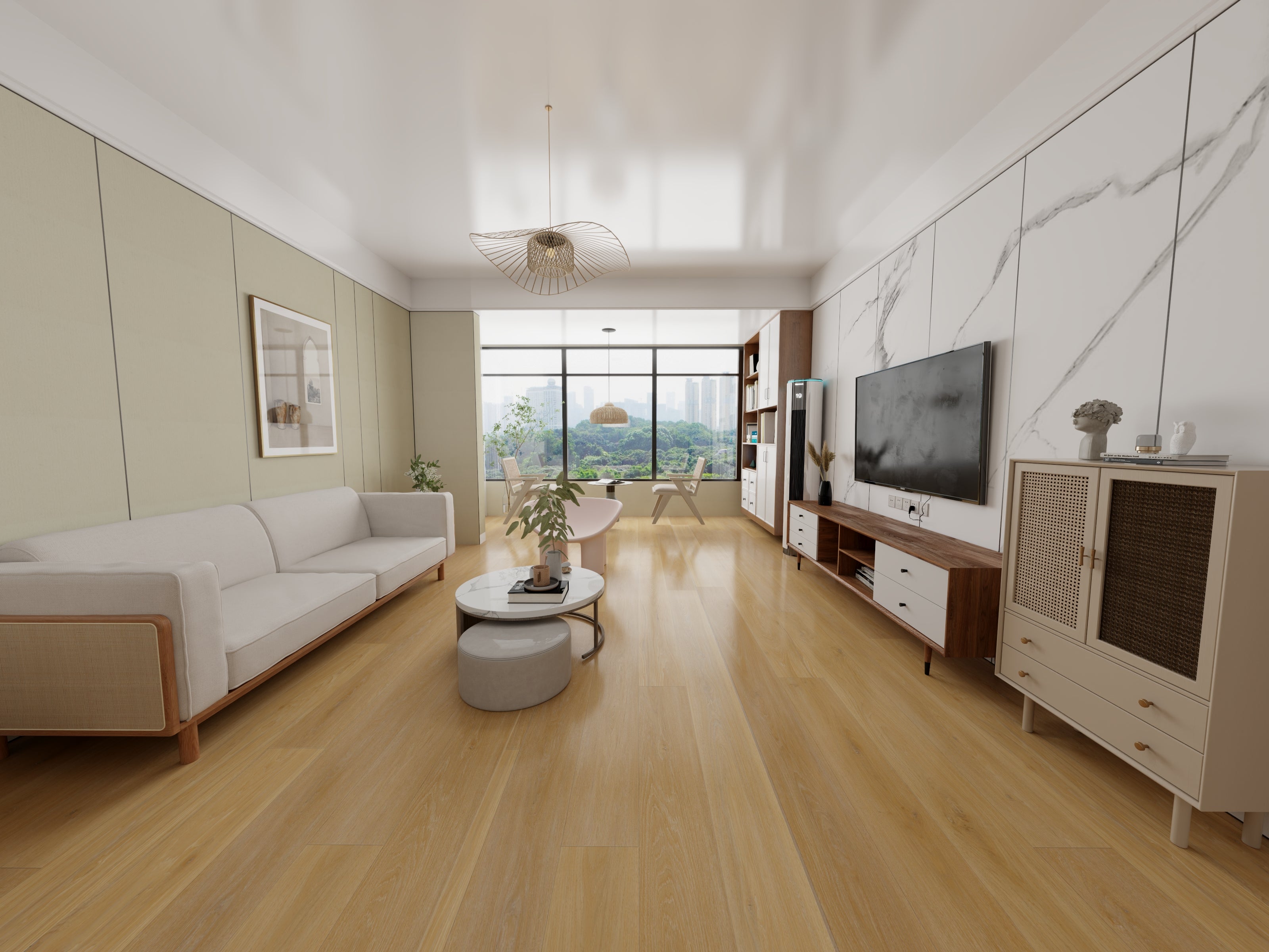 Saddle 8.5mm Hybrid Flooring