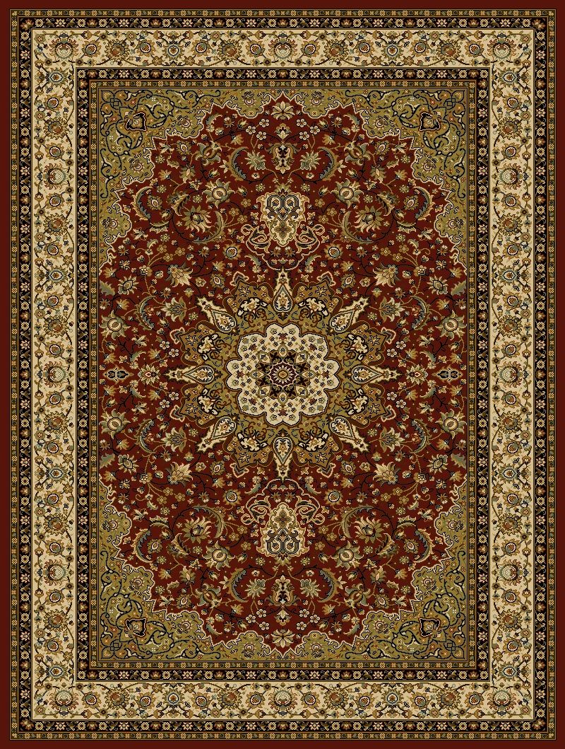 Agrabah Traditional Rug - Burgundy 119
