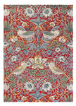 Morris & Co Strawberry Thief Rug - Crimson of AVADA - Best Sellers