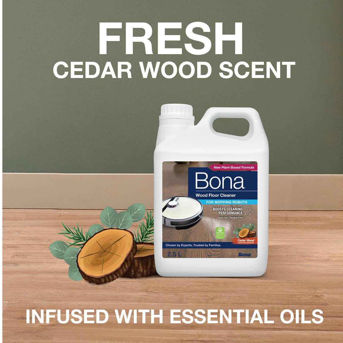 Bona Wood Floor Cleaner For Robot Mops 2.5L
