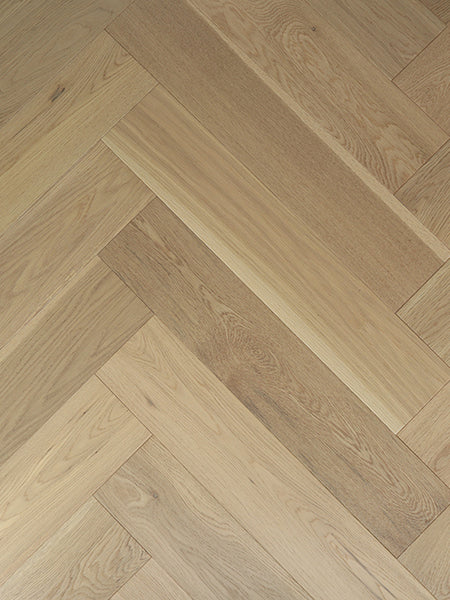 Natural Beech Herringbone Timber Flooring