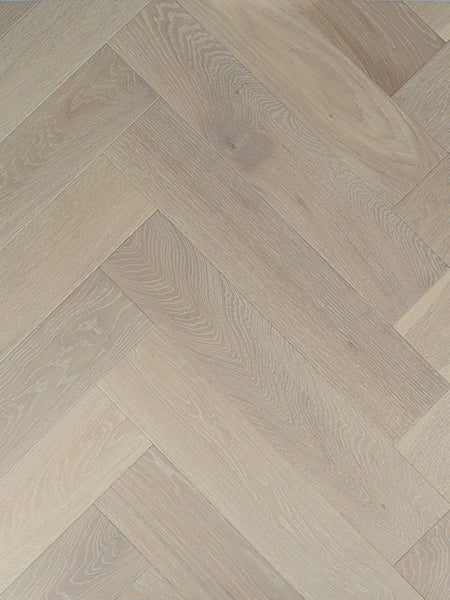 Limed Ash Herringbone Timber Flooring