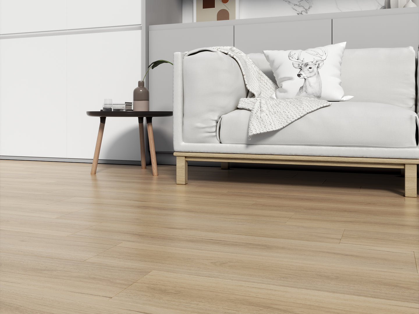 Blackbutt 8mm Hybrid Flooring- $37.90m2