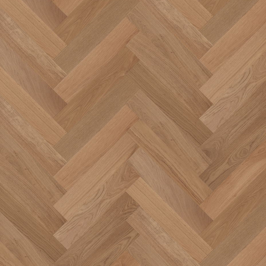 Wooden floor with herringbone pattern