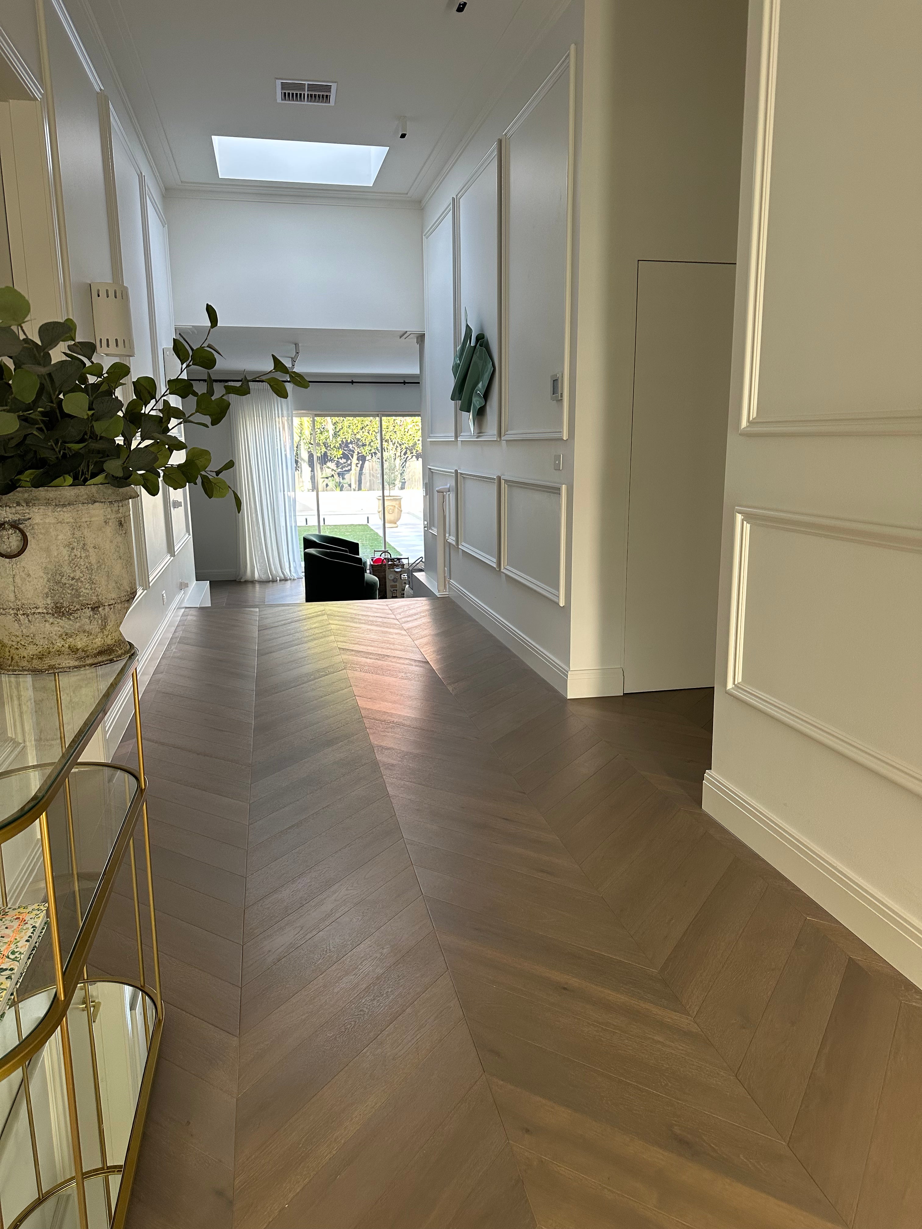 Alps Grey 14mm Parquetry Flooring