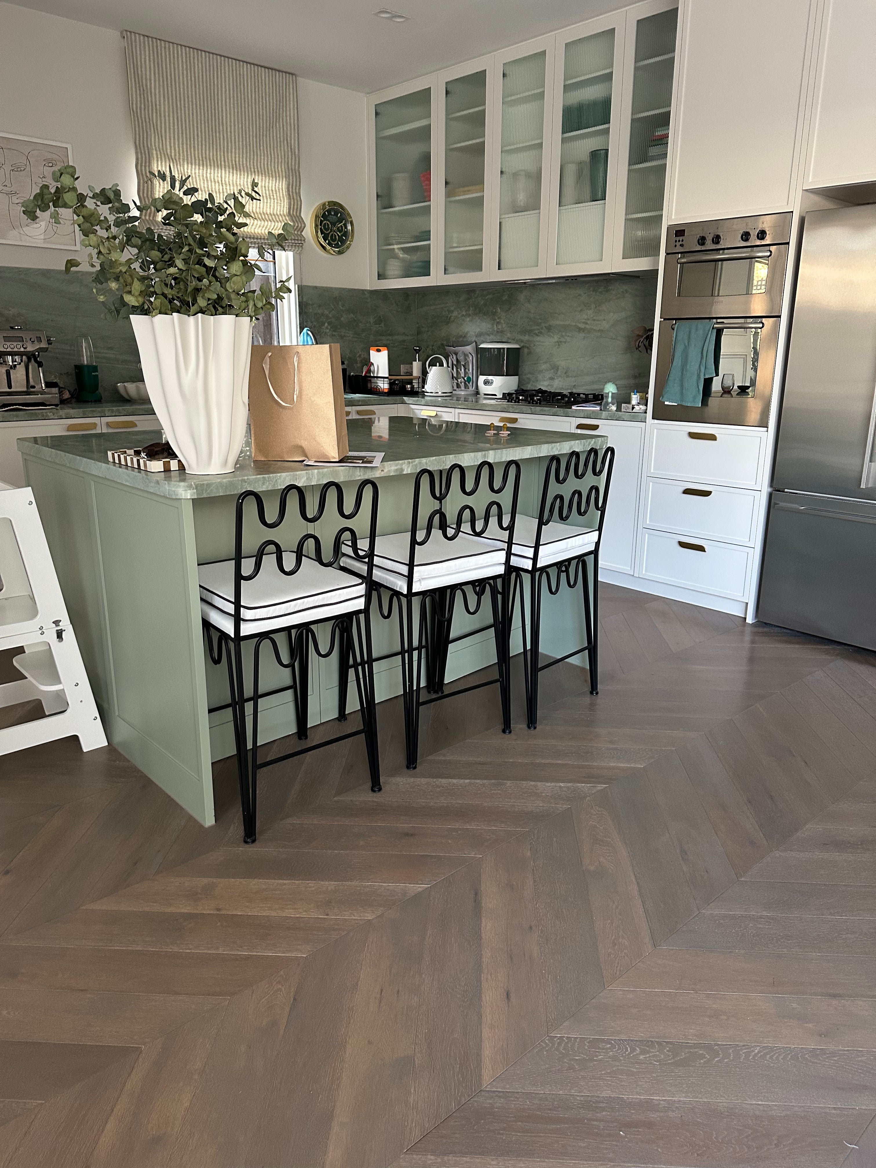 Alps Grey 14mm Parquetry Flooring