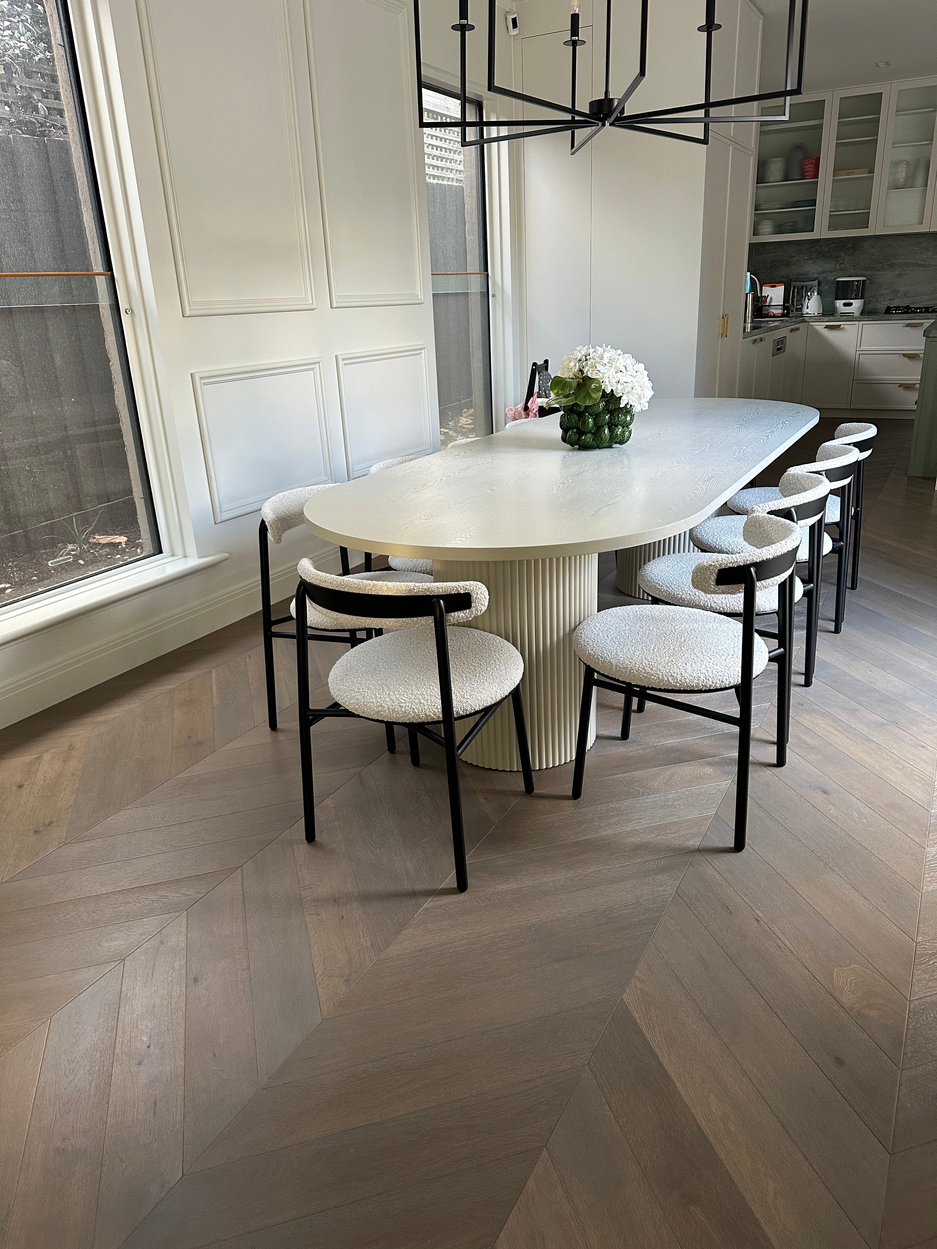 Alps Grey 14mm Parquetry Flooring