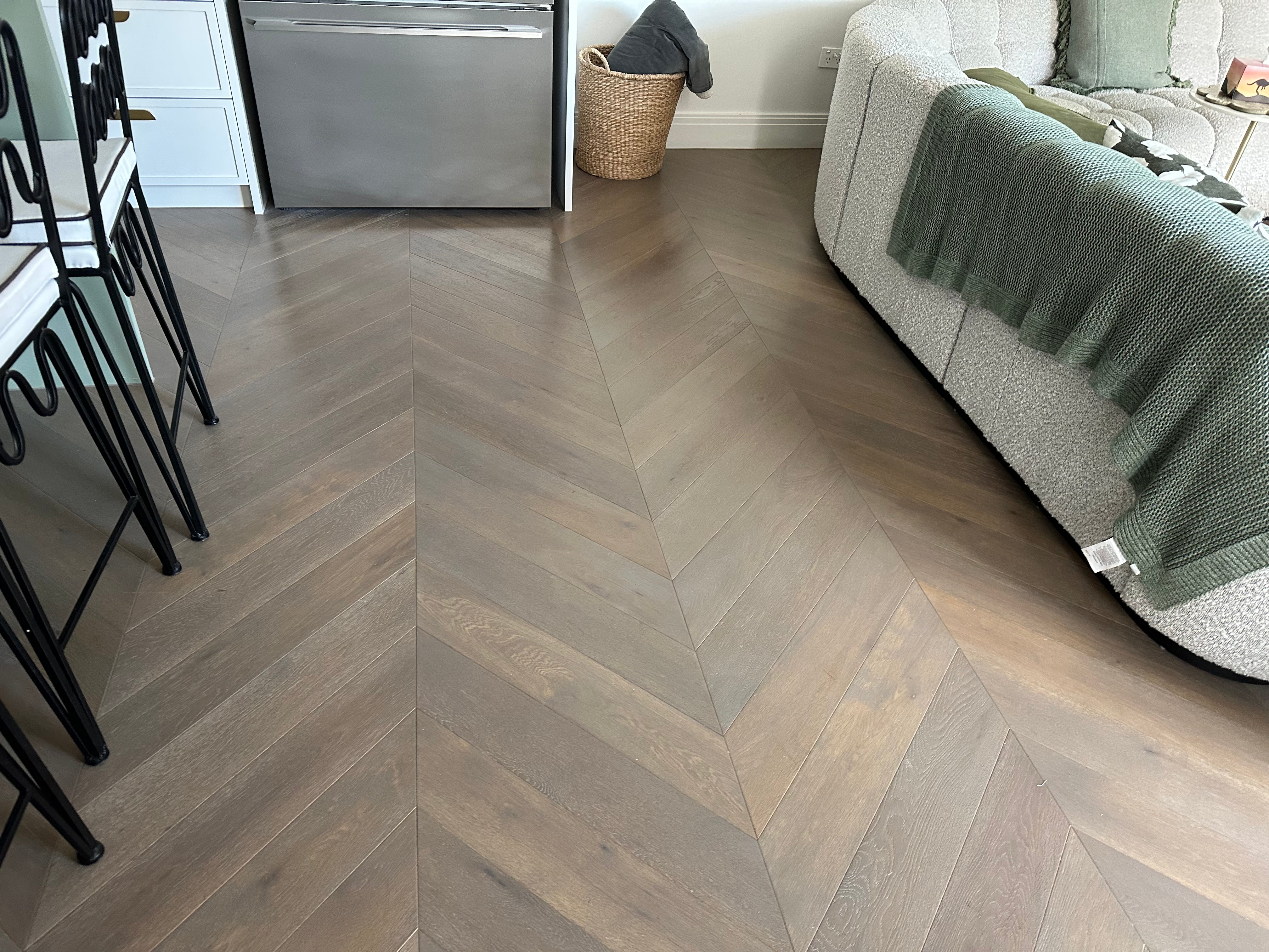 Alps Grey 14mm Parquetry Flooring