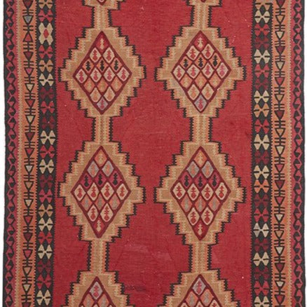 Handmade Wool Kilim Azarbay Rug