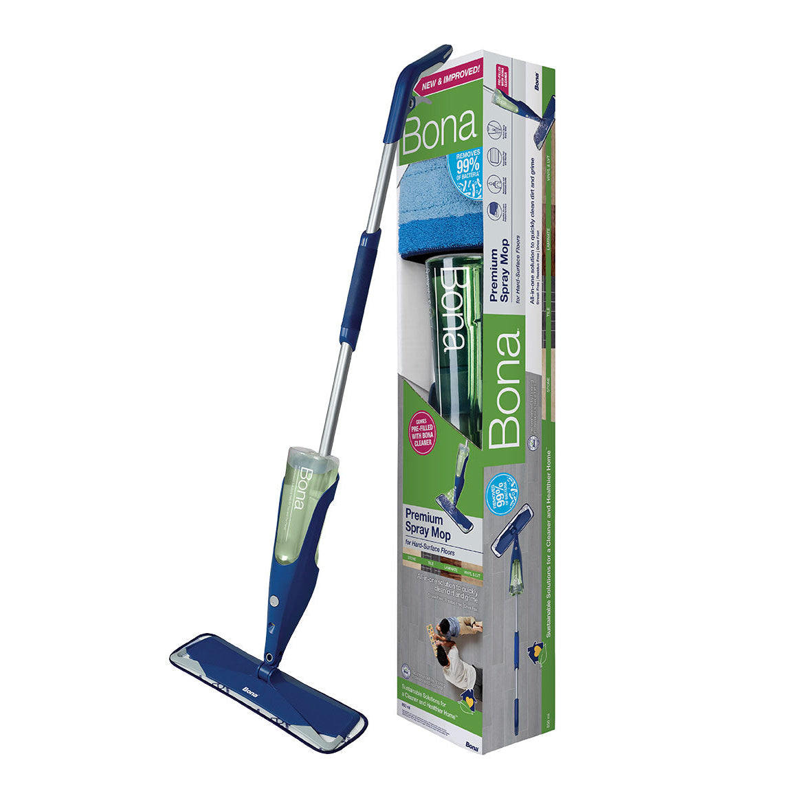 Mop Kit Bundle For Laminate, Hybrid, Vinyl & Tile