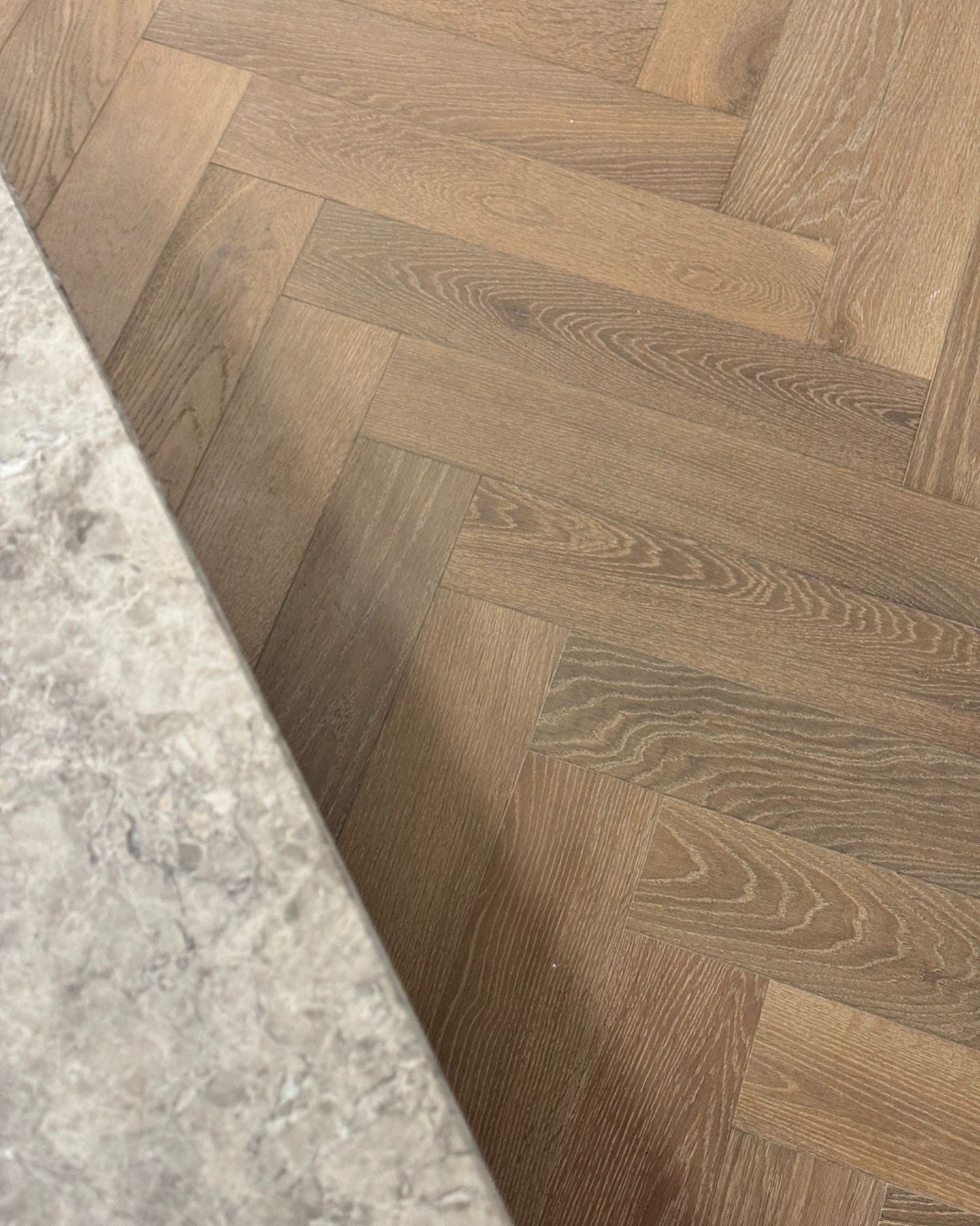 Meadow Grey Herringbone Timber Flooring