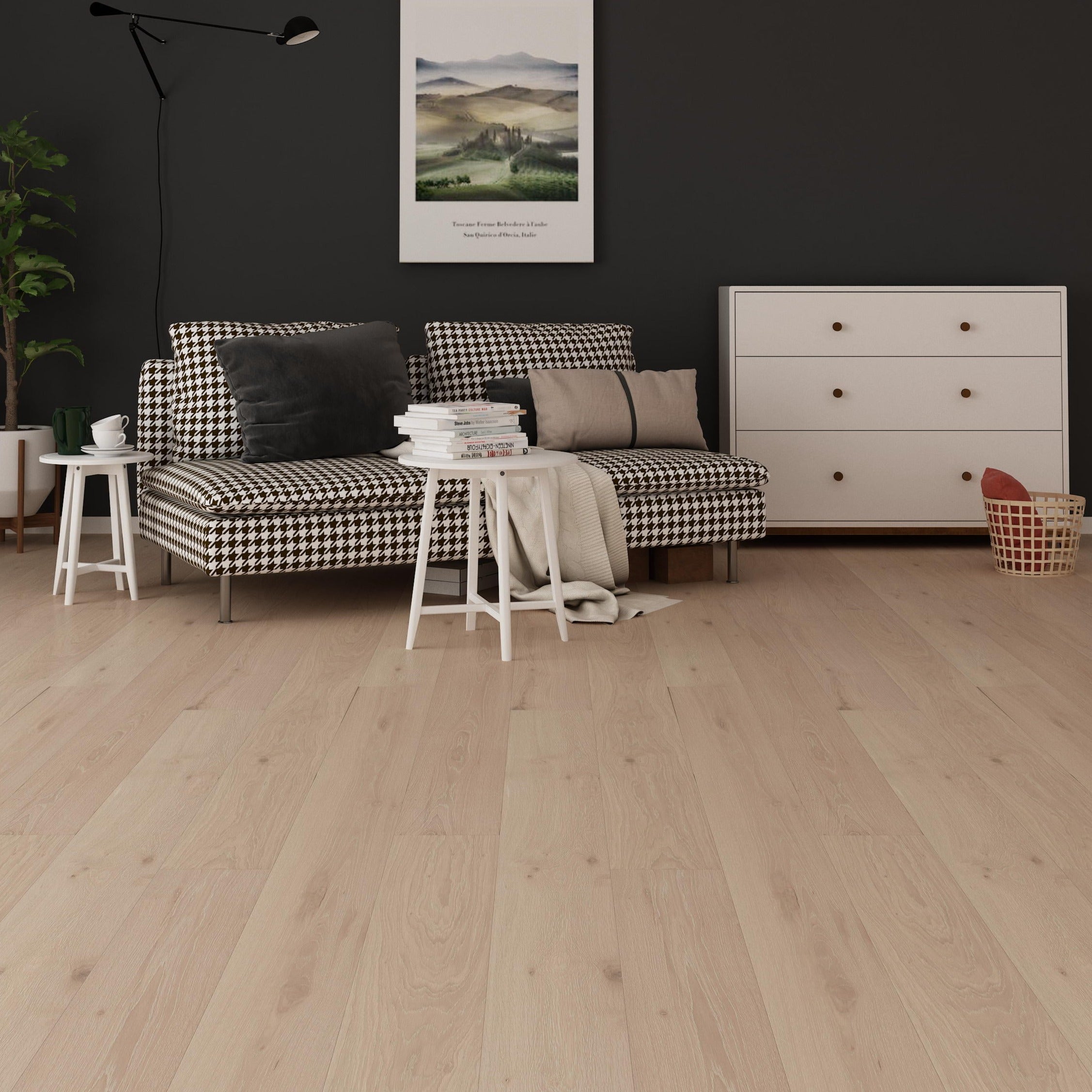 Limed Ash 240mm European Oak Flooring