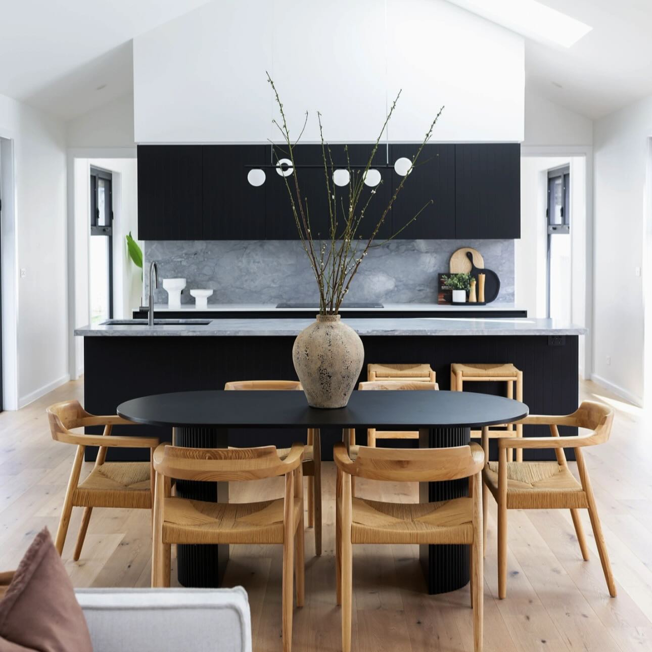 Natural Beech Herringbone Timber Flooring