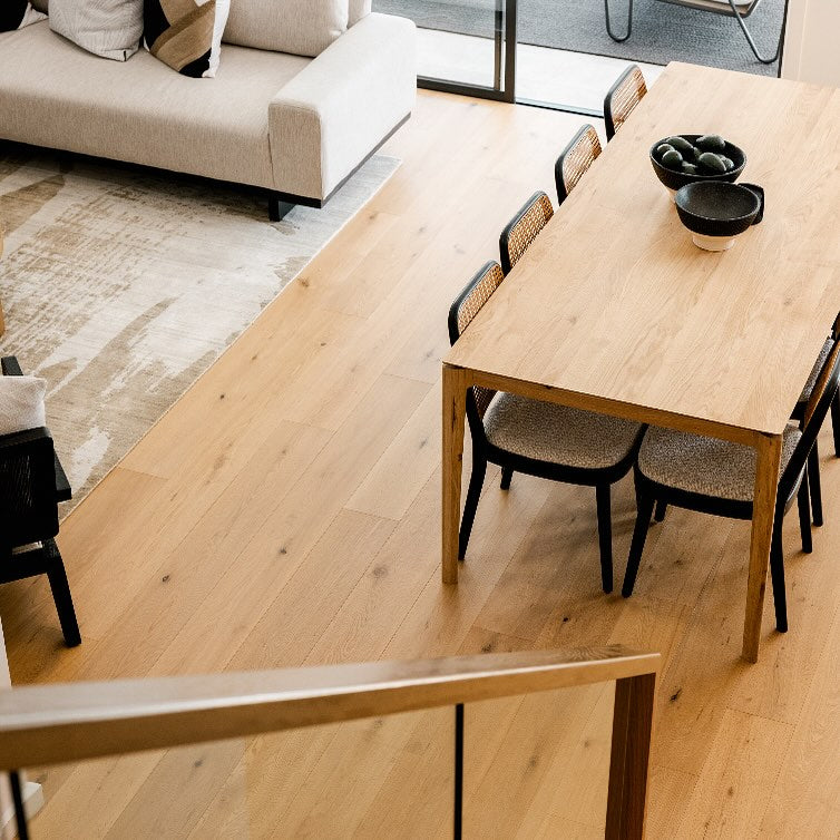 Natural Beech Herringbone Timber Flooring