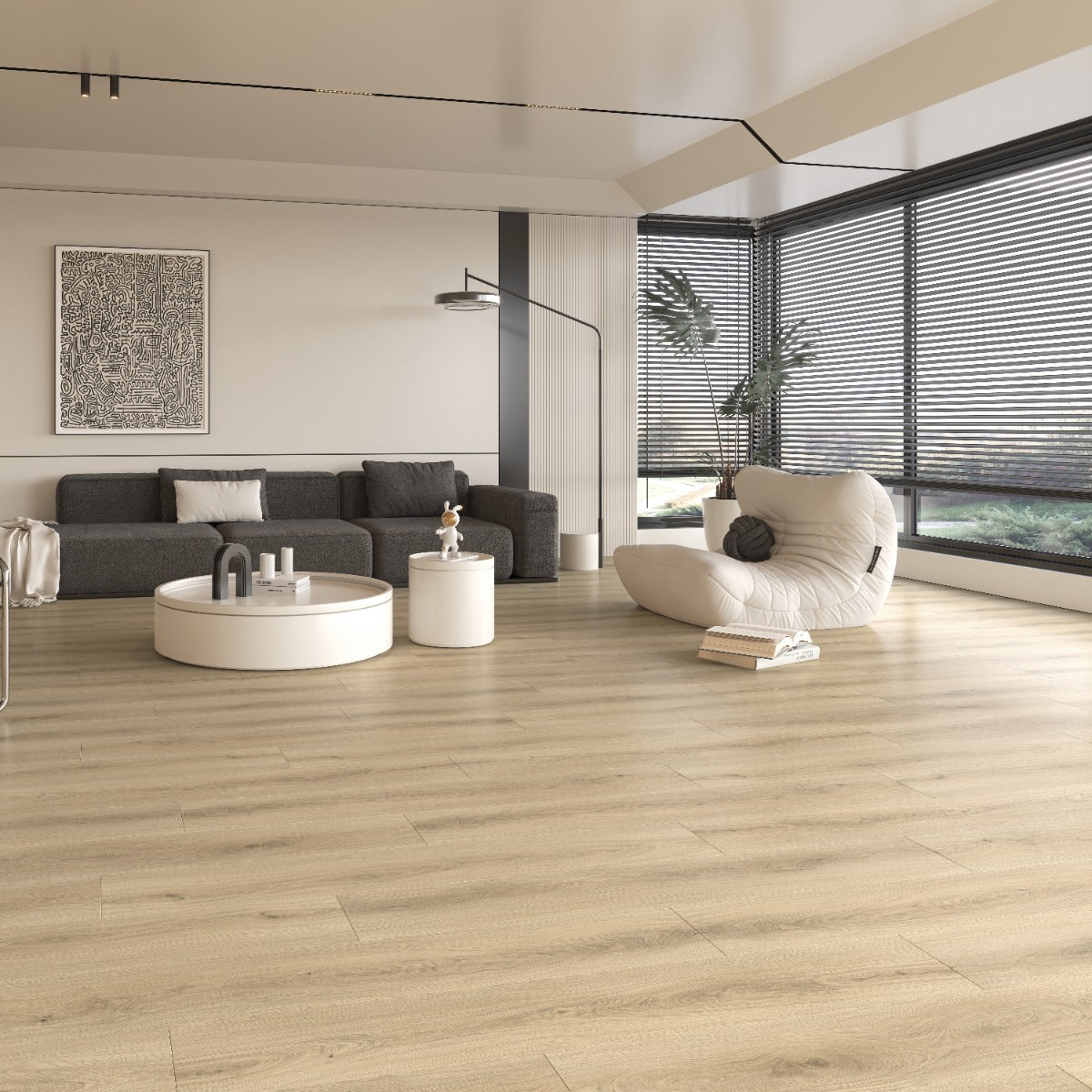 Pale Oak 12mm Laminate Flooring