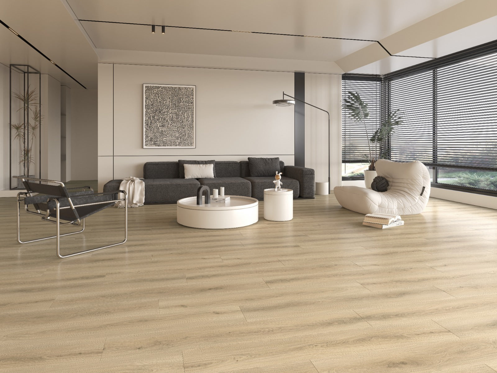 Pale Oak 12mm Laminate Flooring