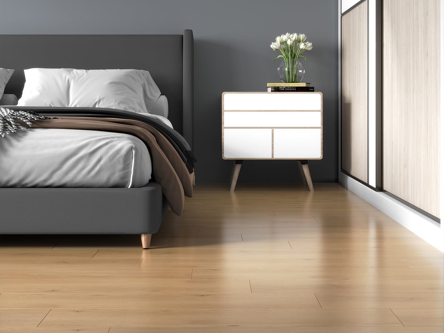 Palermo Oak 8mm Hybrid Flooring $37.90m2