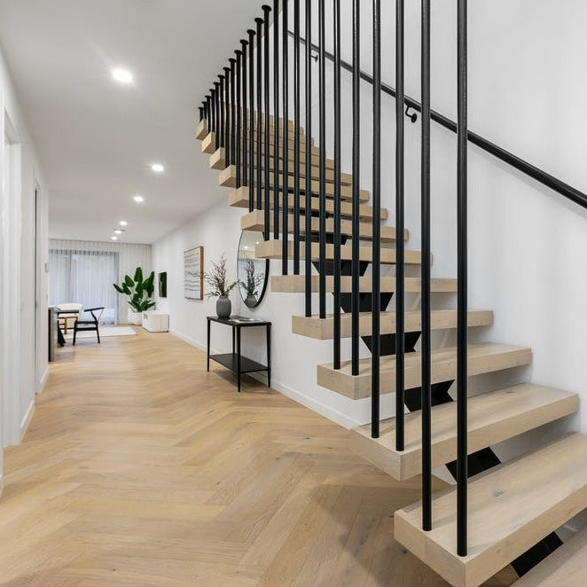 Saltern Oak 14mm Herringbone Flooring
