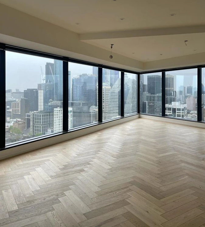 Parchment Oak 14mm Herringbone Flooring
