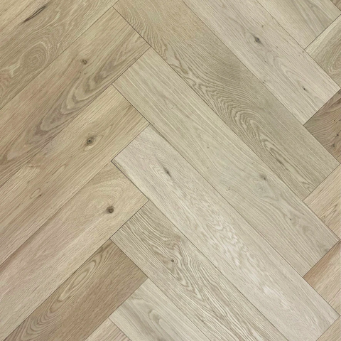 Parchment Oak 14mm Herringbone Flooring
