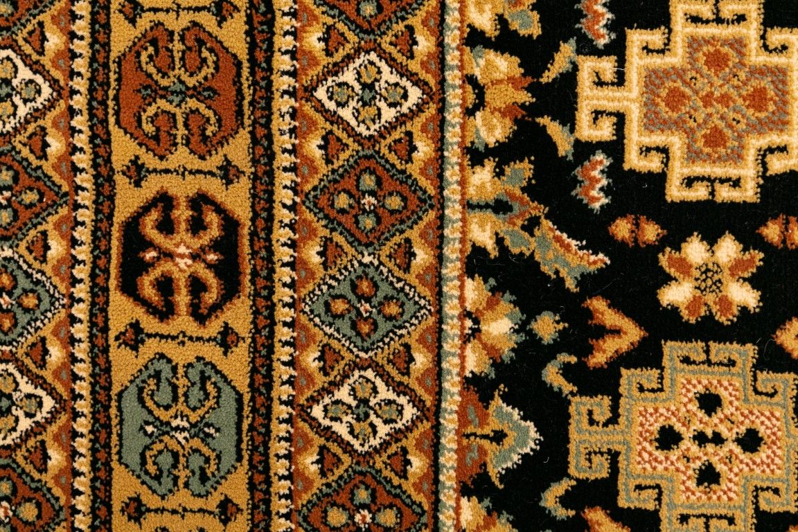 Afghan Traditional Rug - Black