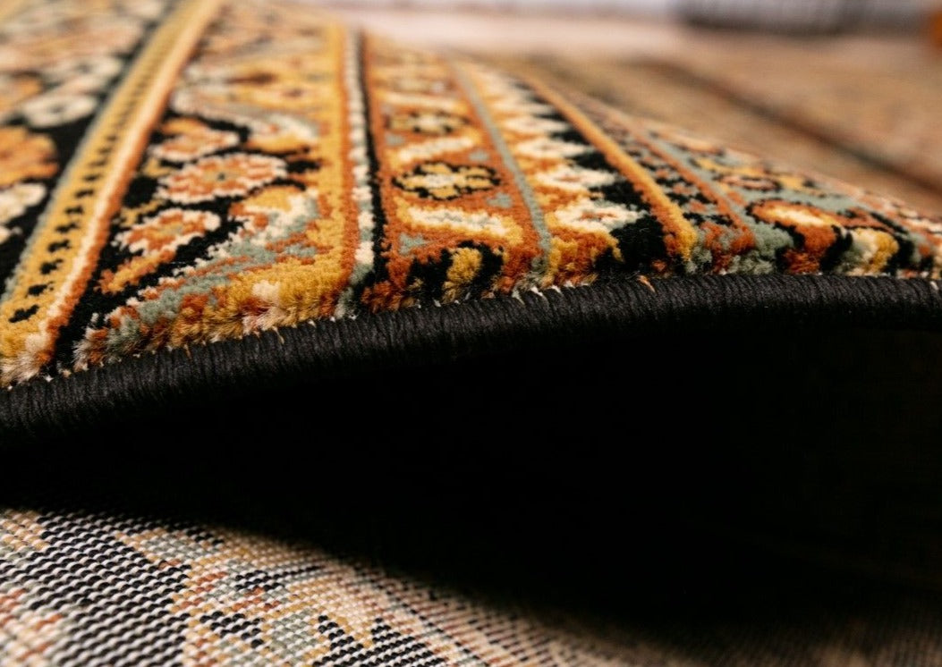 Afghan Traditional Rug - Black