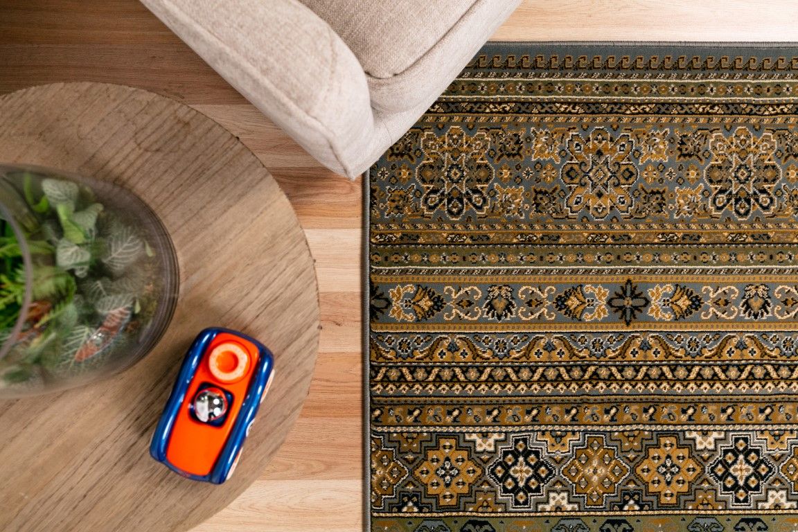 Afghan Traditional Rug - Wedgewood Blue