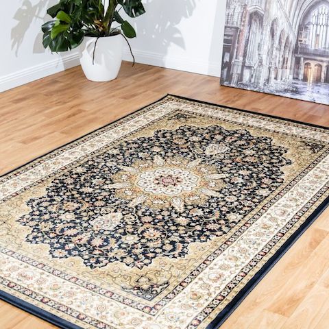 Agrabah Traditional Rug - Navy 119