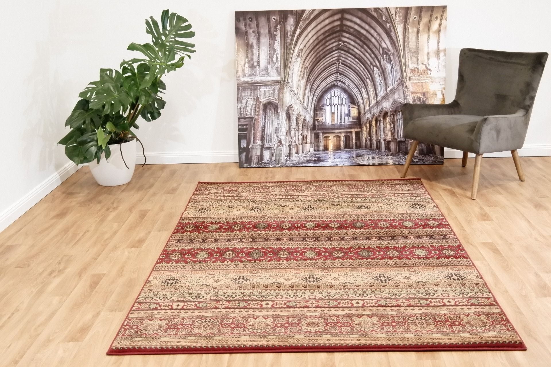 Afghan Traditional Rug - Red