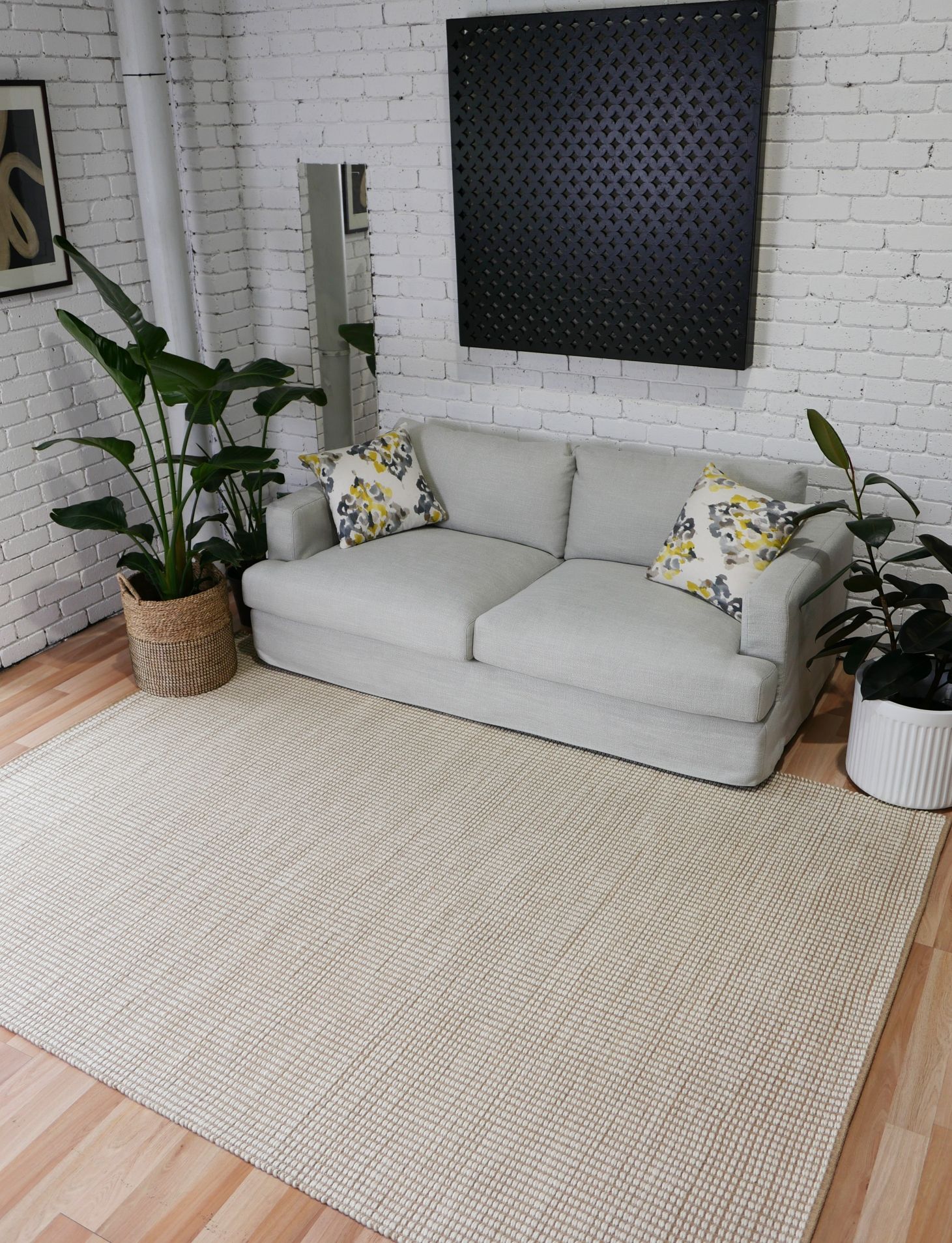 Bella Wool Rug - Natural