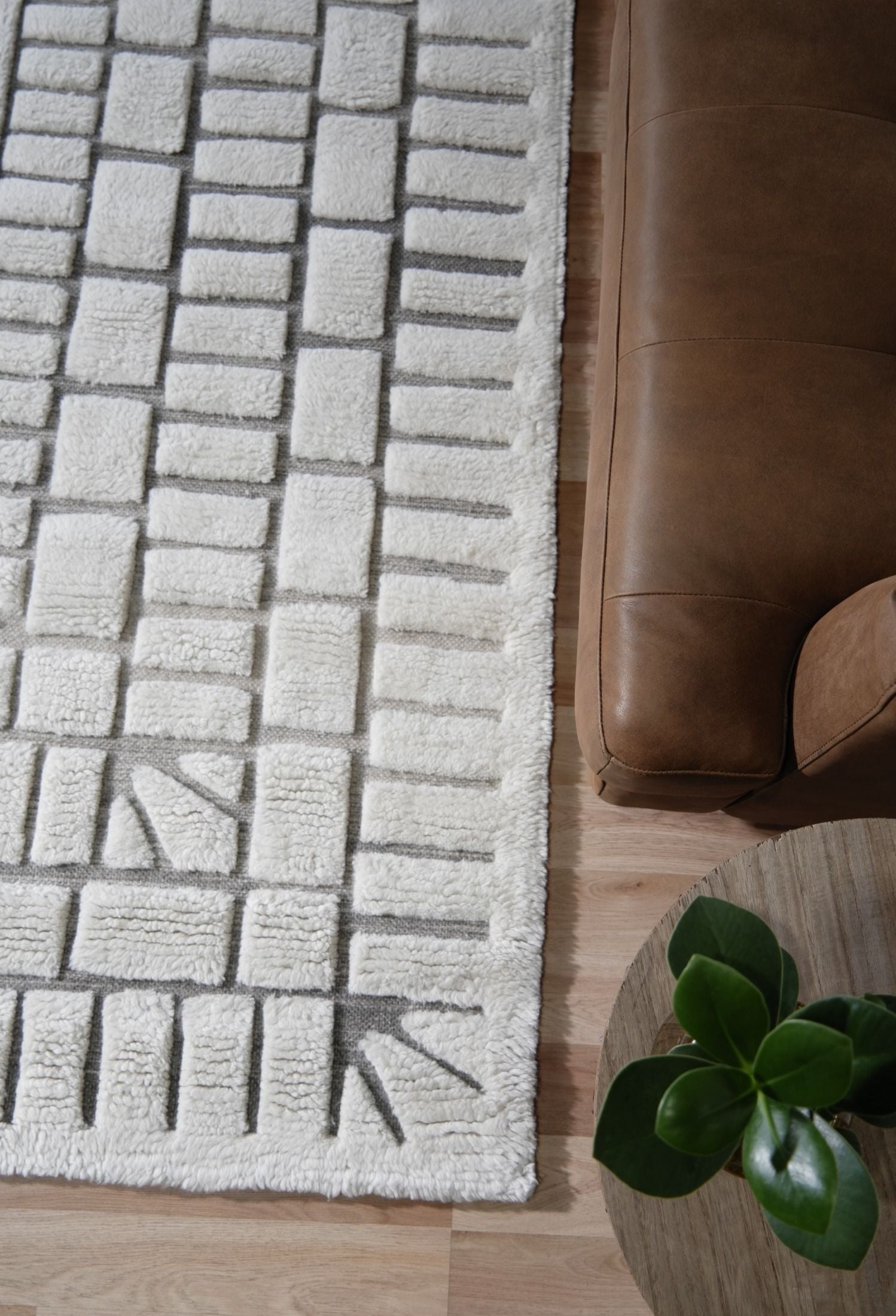 Cuba Rug - Cream/Grey