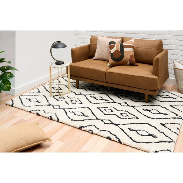 Luana Rug - Ivory Charcoal 8020