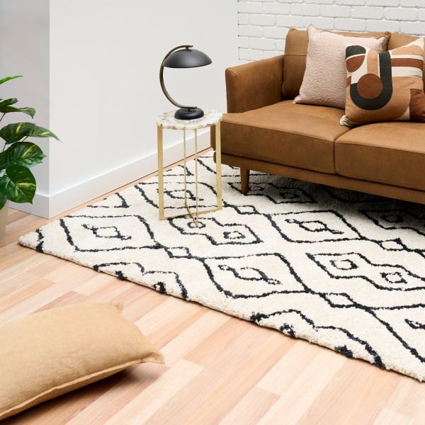 Luana Rug - Ivory Charcoal 8020