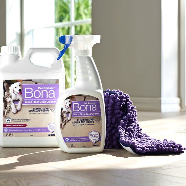 Bona Pet Timber Floor Cleaner 1L Spray Bottle
